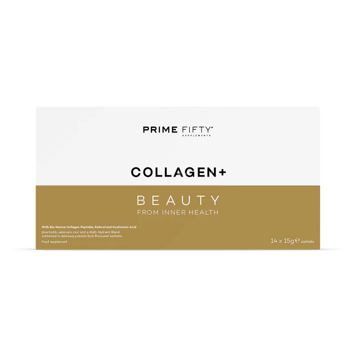 Prime Fifty Collagen 5000mg & Hyaluronic Acid Passion Fruit 14 Sachets
