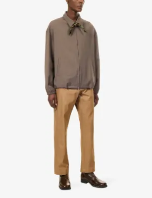 SONG FOR THE MUTE Slim Coach Woven Jacket detail 2