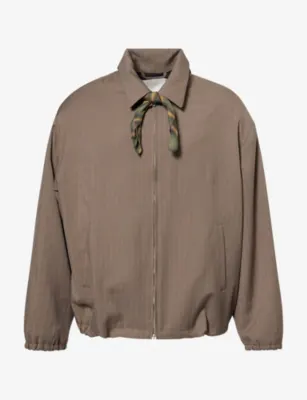 SONG FOR THE MUTE Slim Coach Woven Jacket