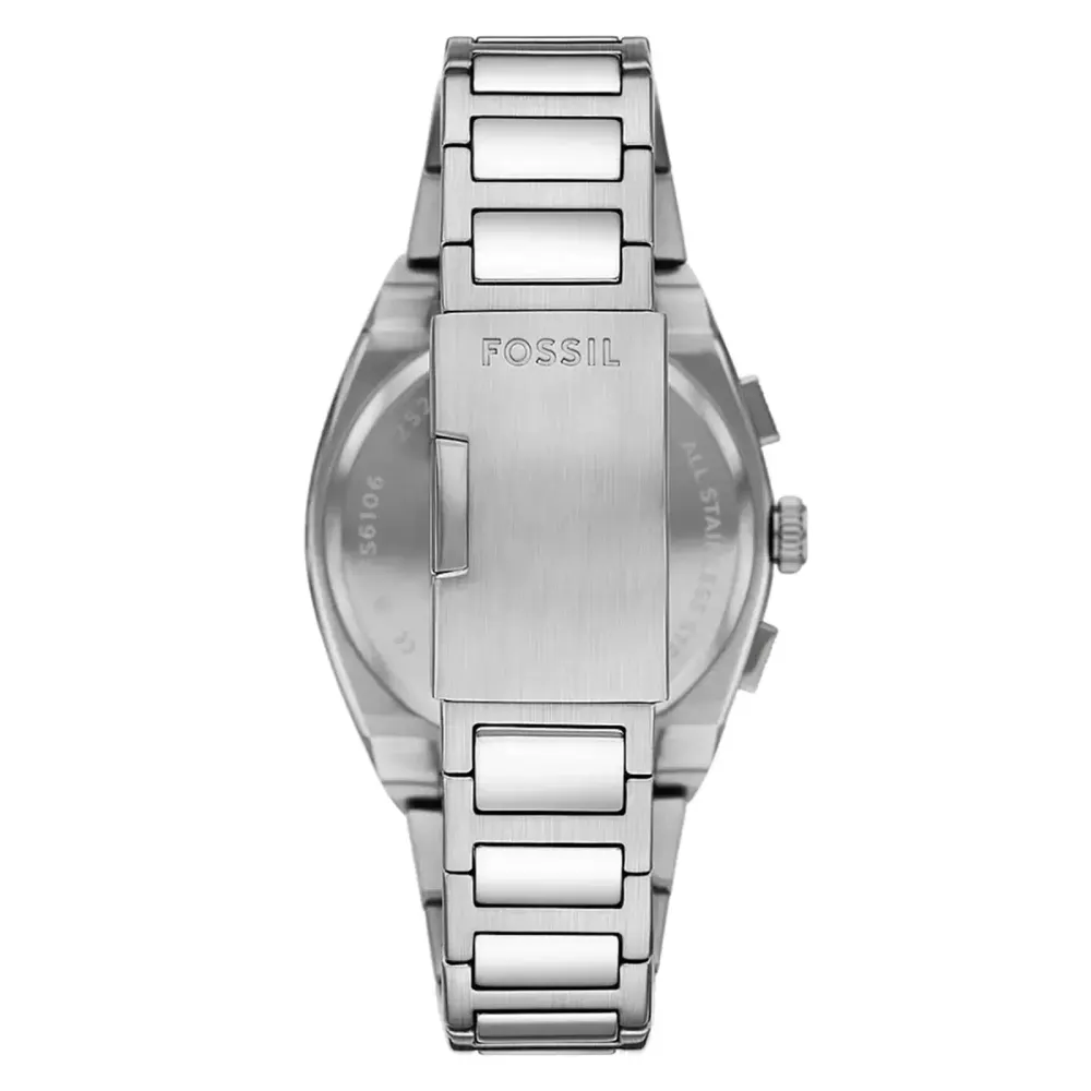 Fossil Everett Stainless Steel Blue Chronograph Mens Watch in Blue, additional product view 2