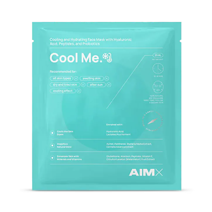 AIMX Hydrating And Cooling Face Mask With Probiotics Cool Me 25ml