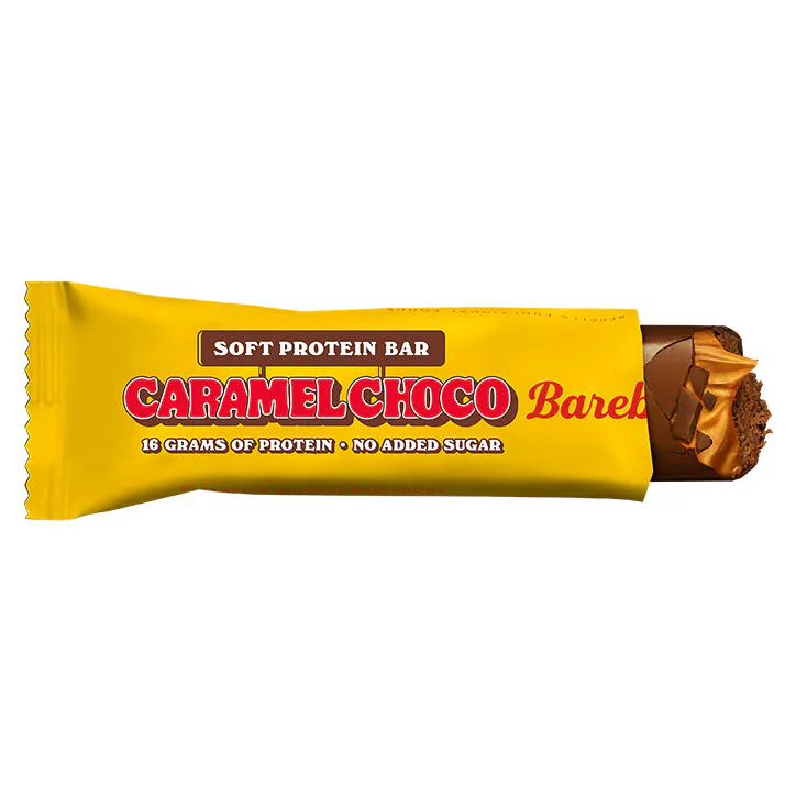 Barebells Soft Protein Bar Caramel Choco 55g detail 2