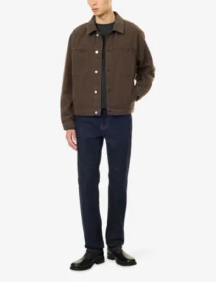 FRAME Relaxed-Fit Denim Utility Jacket detail 2