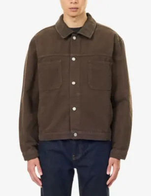 FRAME Relaxed-Fit Denim Utility Jacket detail 3