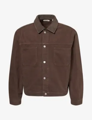 FRAME Relaxed-Fit Denim Utility Jacket