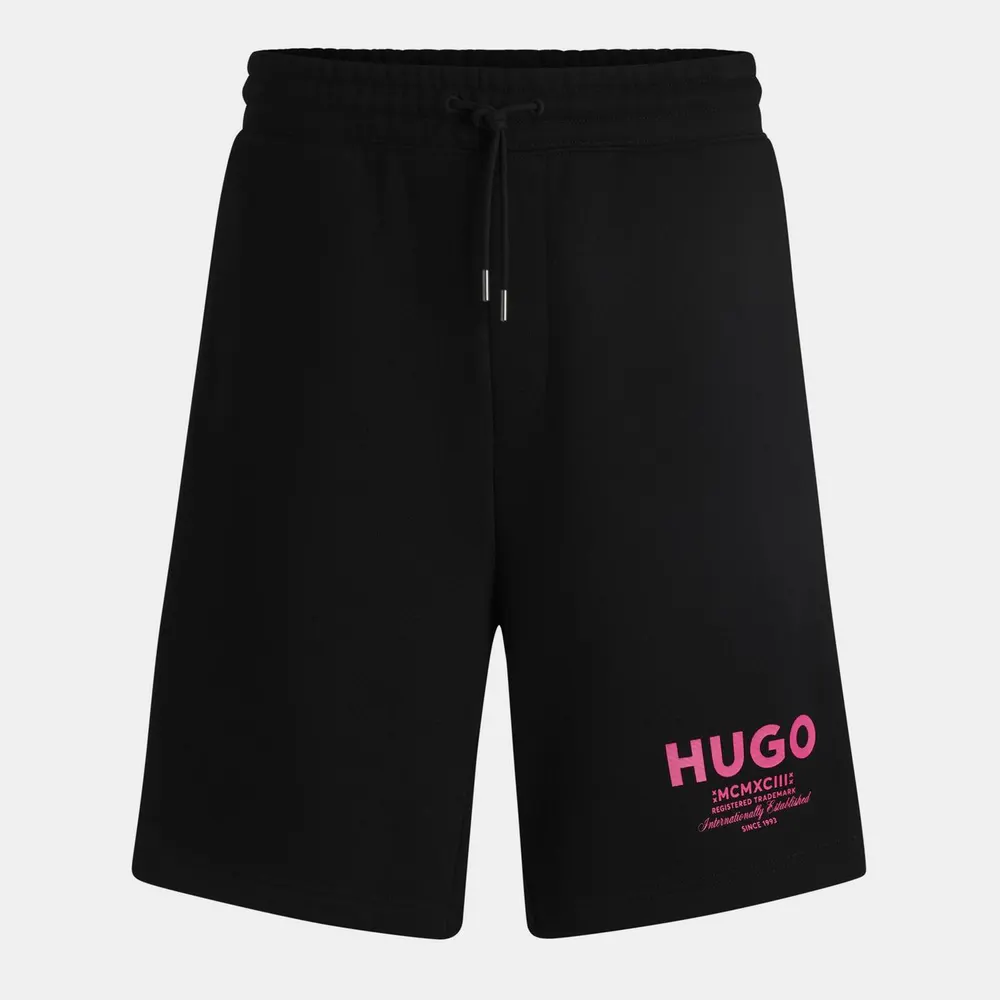 Hugo Men's Nomario Fleece Jogger Shorts