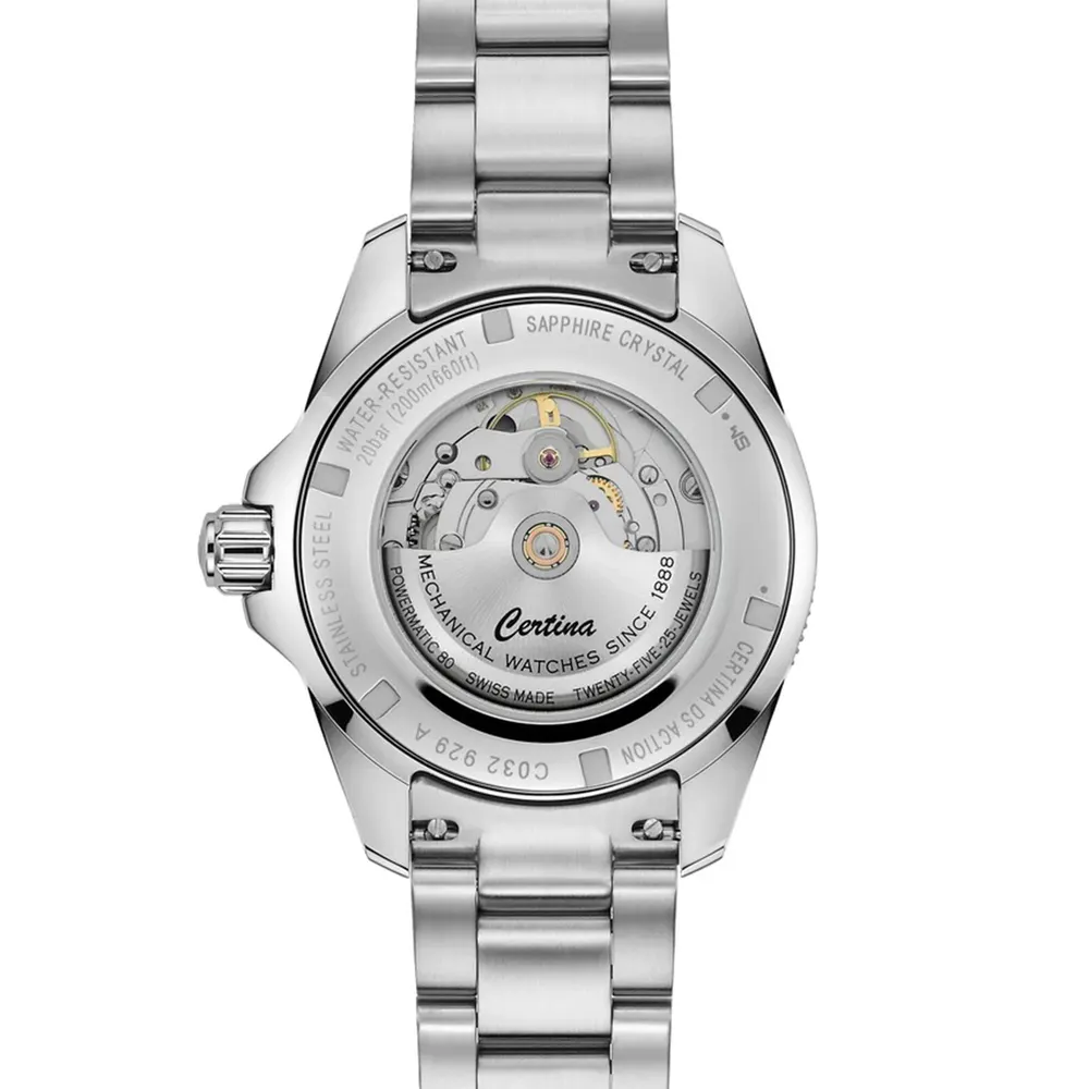Certina DS Action GMT Powermatic 80 41mm Mens Watch in Blue, additional product view 3