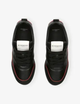 GIVENCHY Yard Court Leather Trainers - EUR 41 / 7 UK MEN in BLACK/COMB, additional product view 2