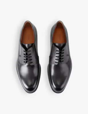 ZEGNA New Classic Flex leather derby shoes - 5.5 in BLACK, additional product view 2