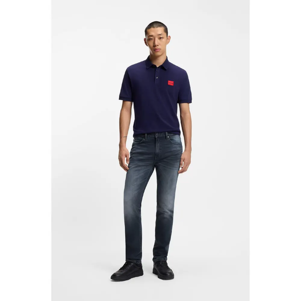 Hugo Men's 708 Cotton Slim-Fit Jeans detail 3