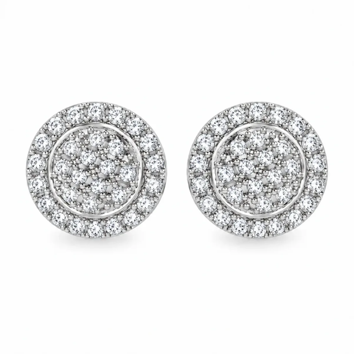 RINA - For Him FACTORY Diamond Earrings 10867 in White Gold – Earrings