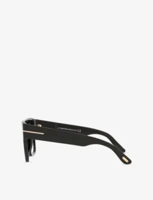TOM FORD TF84701B Square-Frame Acetate Sunglasses detail 3