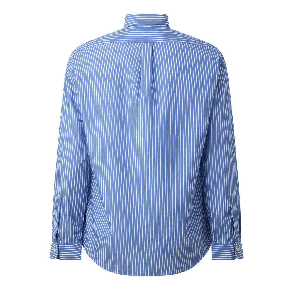 Polo Ralph Lauren Polo Strp Broadcloth Sn99 in Med Blue Wht, additional product view 2