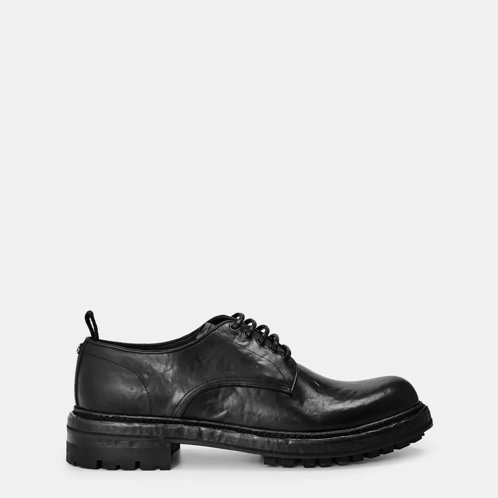 Dolce and Gabbana Men's Lace-Up Derby Shoes