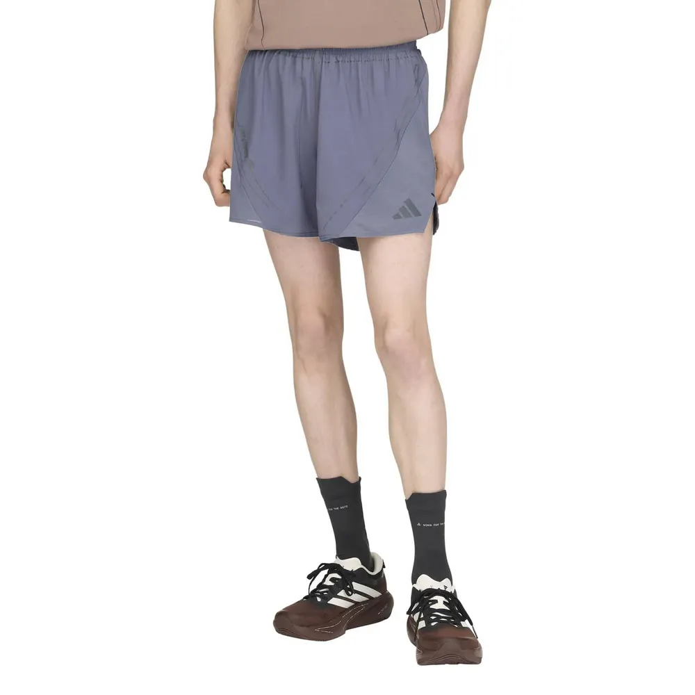 Adidas Originals x SFTM Mens Running Shorts in Onix, additional product view 3