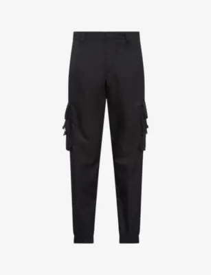 PRADA Re-Nylon buckle-embellished tapered slim-fit nylon trousers