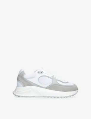 CLEENS OneSixty Runner Suede And Mesh Trainers - EUR 43.5 / 9.5 UK MEN in WHITE/OTH – Mens | Trainers | Lace up trainers