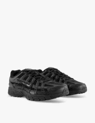 For Him P-6000 chunky-sole leather and mesh low-top trainers - 5.5 in BLACK BLACK, additional product view 3