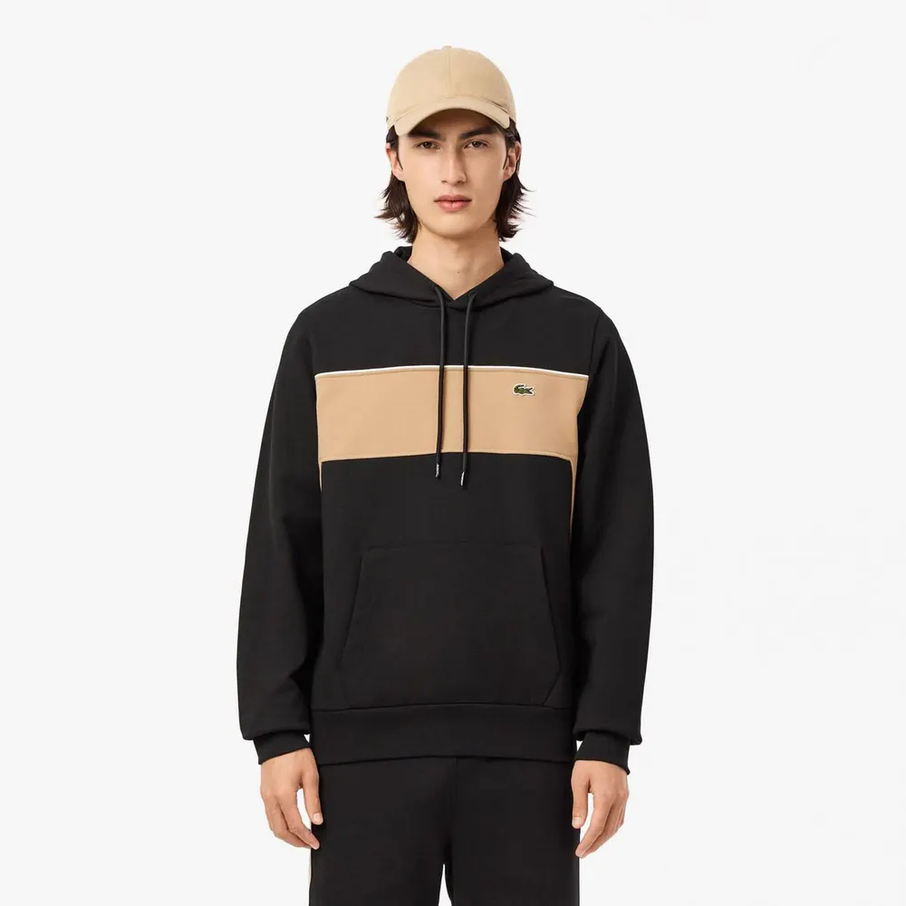 Lacoste Colour-Block Fleece Hoodie