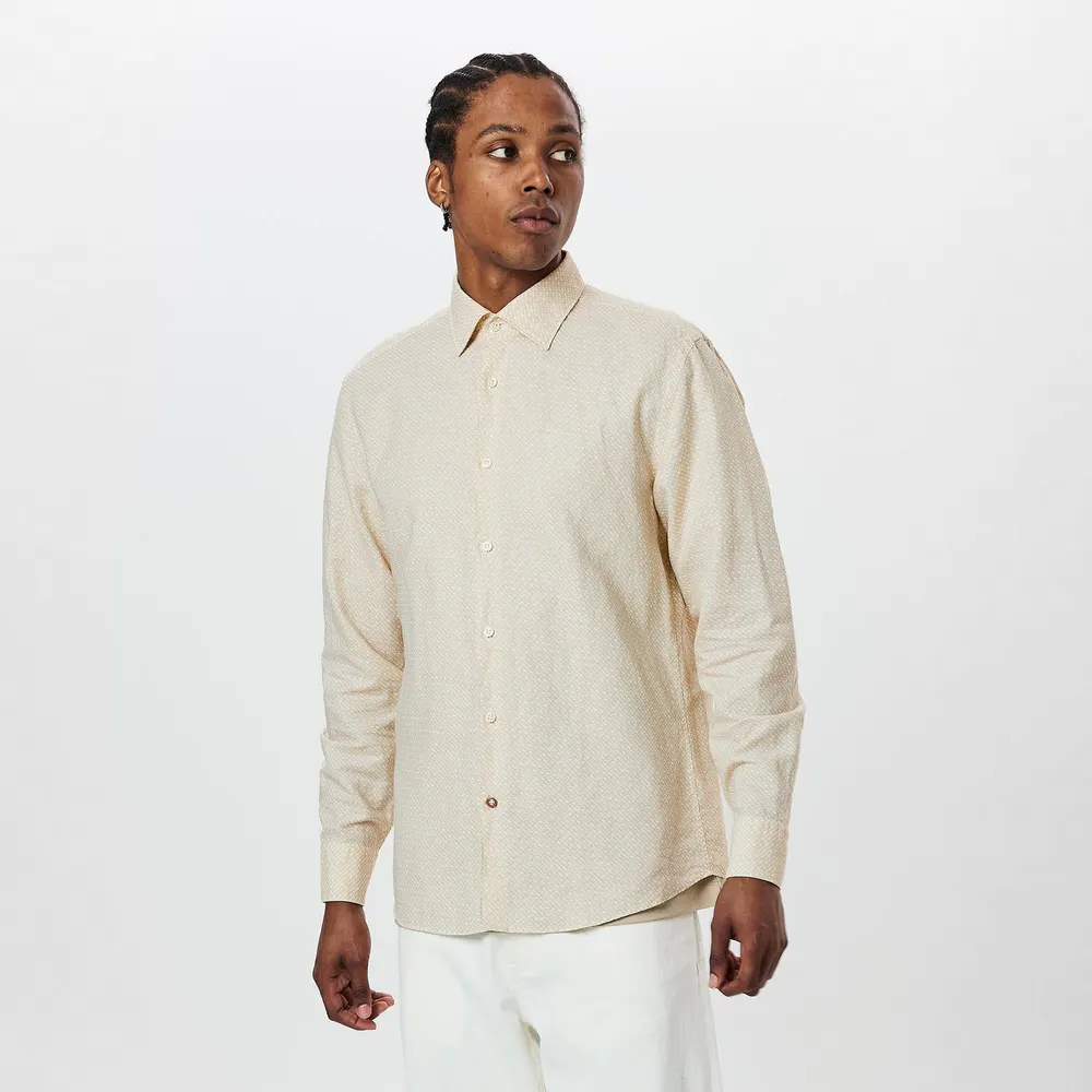 Boss Men's HBB CHAL Kent Patterned Short-Sleeve Shirt detail 3