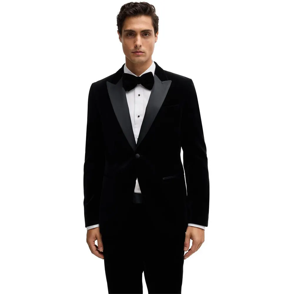 Boss Men's HBB Hutson Tuxedo Jacket detail 3