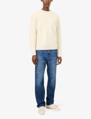 7 FOR ALL MANKIND Modern Straight-Leg Denim Jeans detail 2