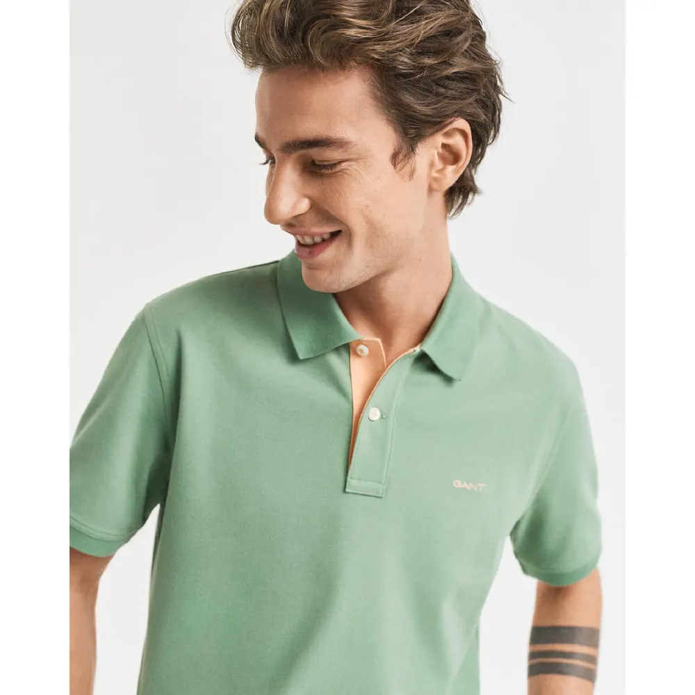 Gant Contrast Piqu¿ Polo Shirt detail 3