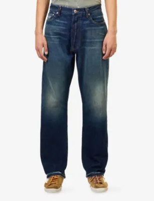 GALLERY DEPT Marley Relaxed-Fit Denim Jeans - 32/32 in Medium Washed Indigo, additional product view 3