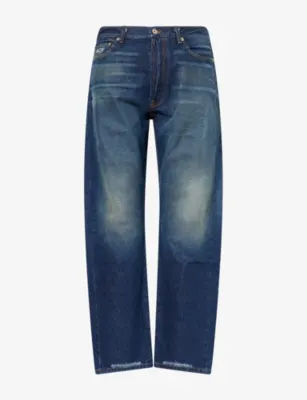 GALLERY DEPT Marley Relaxed-Fit Denim Jeans - 32/32 in Medium Washed Indigo – Mens | Jeans | Straight Leg