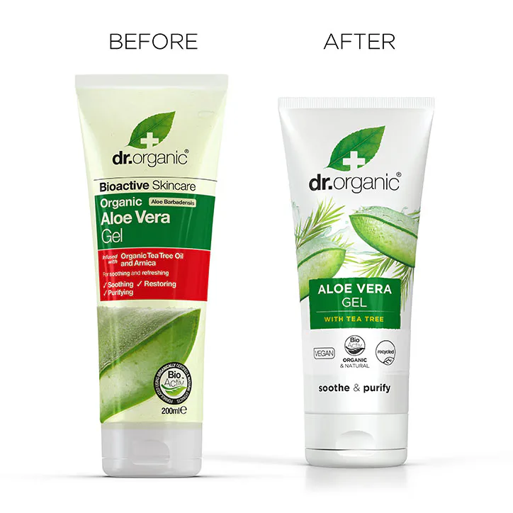 Dr Organic Aloe Vera Gel with Tea Tree 200ml detail 3