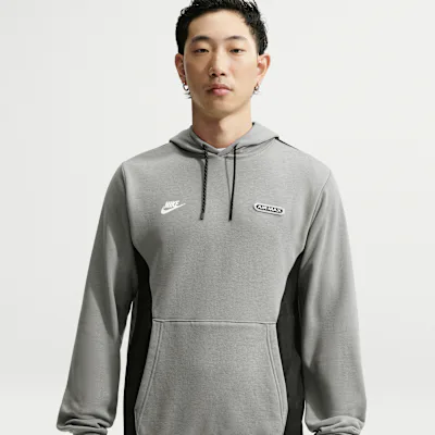 Nike Sportswear Air Max Men's Pullover Fleece Hoodie - Dark Stucco/Black/Black