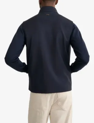 ETON Lana Tech Woven Vest in Navy blue, additional product view 3