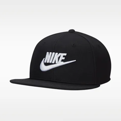 Nike Dri-FIT Pro Structured Futura Cap - Black/Black/Black/White