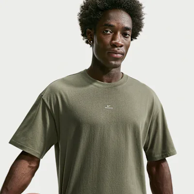 Nike Standard Issue Men's Dri-FIT Basketball T-Shirt - Medium Olive/Pale Ivory