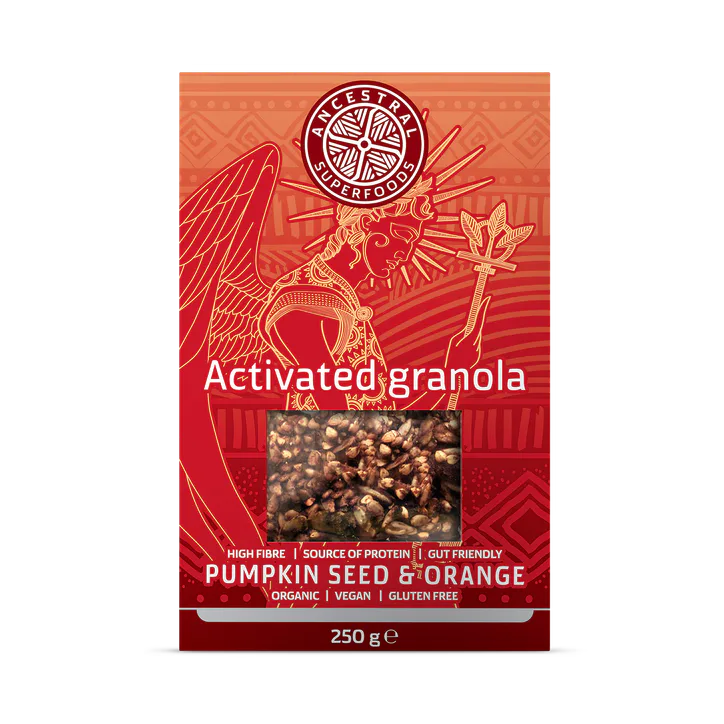 Ancestral Superfoods ACTIVATED GRANOLA - PUMPKIN SEED & ORANGE – Food & Drink > Breakfast Cereals > Granola