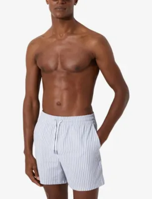 REISS Bay Striped Swim Shorts detail 3