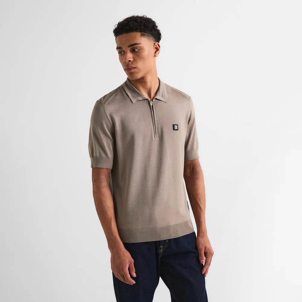 Hugo Mens HUGO Modern Short Sleeve Polo Shirt with Logo Detail (Sayfong) detail 3