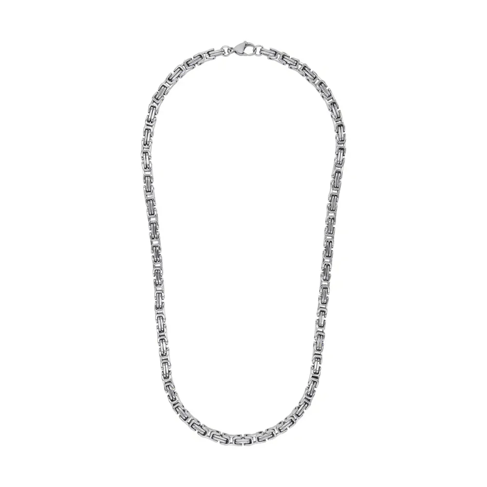 AMOR Mens Stainless Steel King Chain Necklace - 50cm detail 3