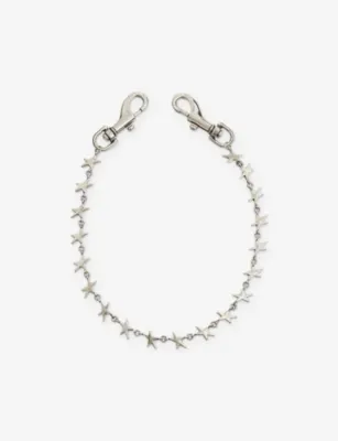 TWOJEYS Stars Sterling Silver-Plated Brass Trouser Chain