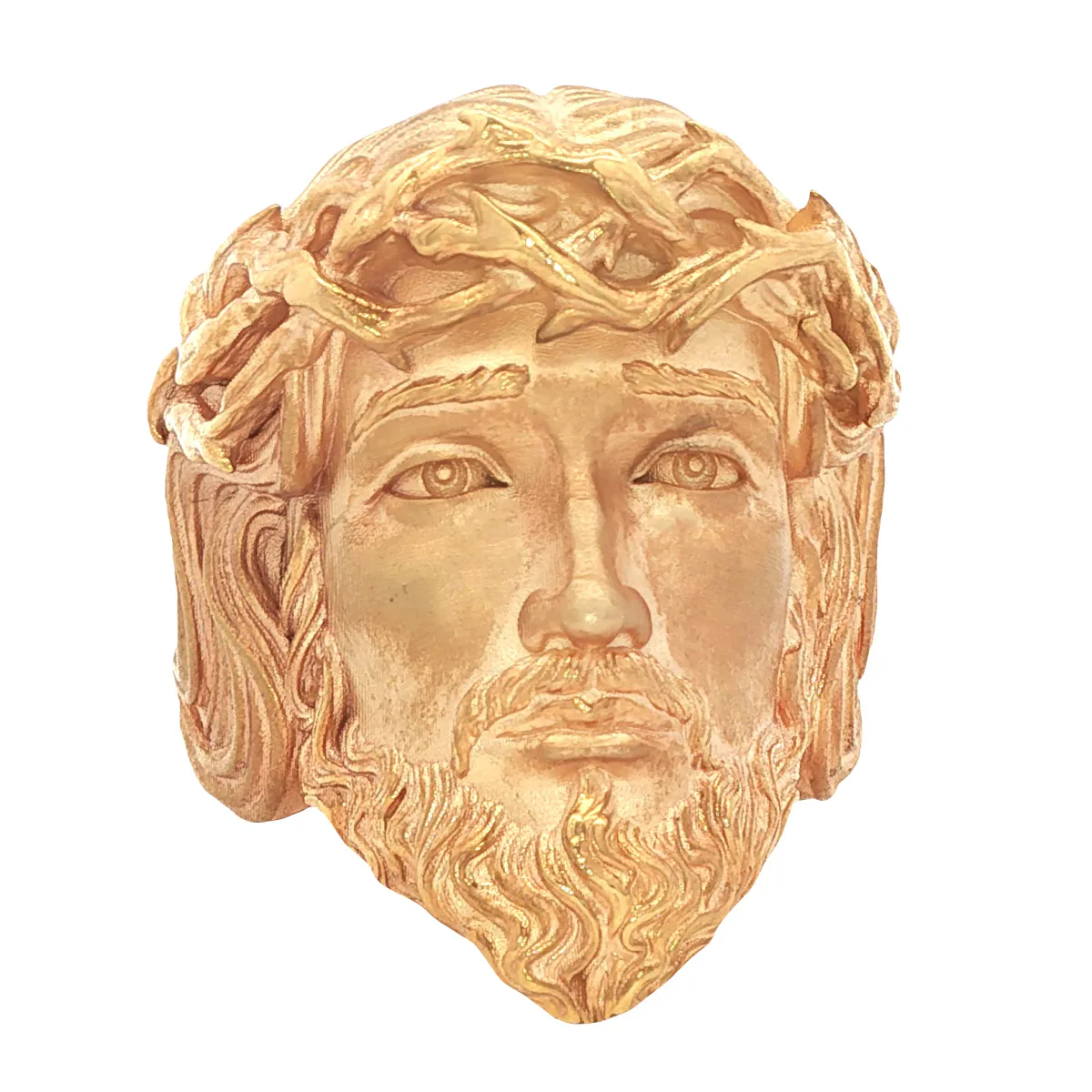 RINA - For Him FACTORY For Him Jesus Ring 71040 in Rose Gold / 7 – Ring