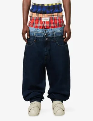 AWGE Stacked Straight-Leg Denim Jeans detail 3