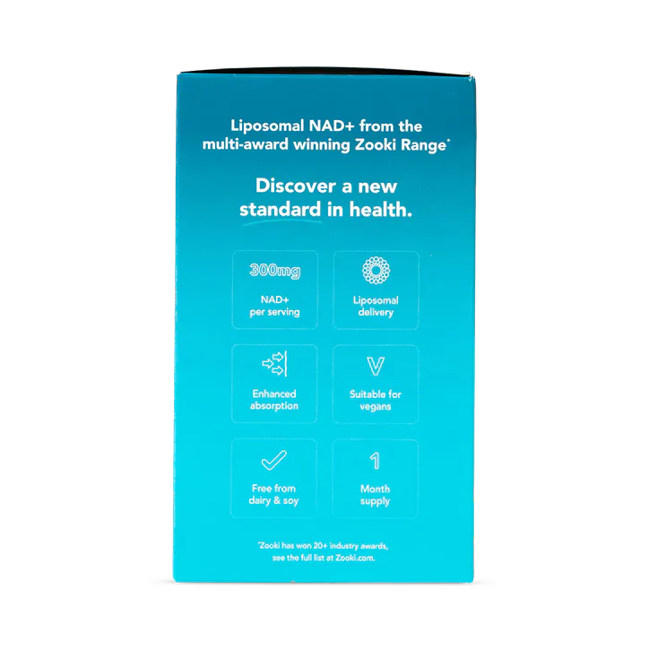 Zooki Liposomal NAD+ 300mg Capsules - 30 Day Supply 30 Capsules detail 3