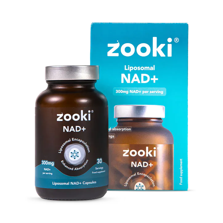 Zooki Liposomal NAD+ 300mg Capsules - 30 Day Supply 30 Capsules