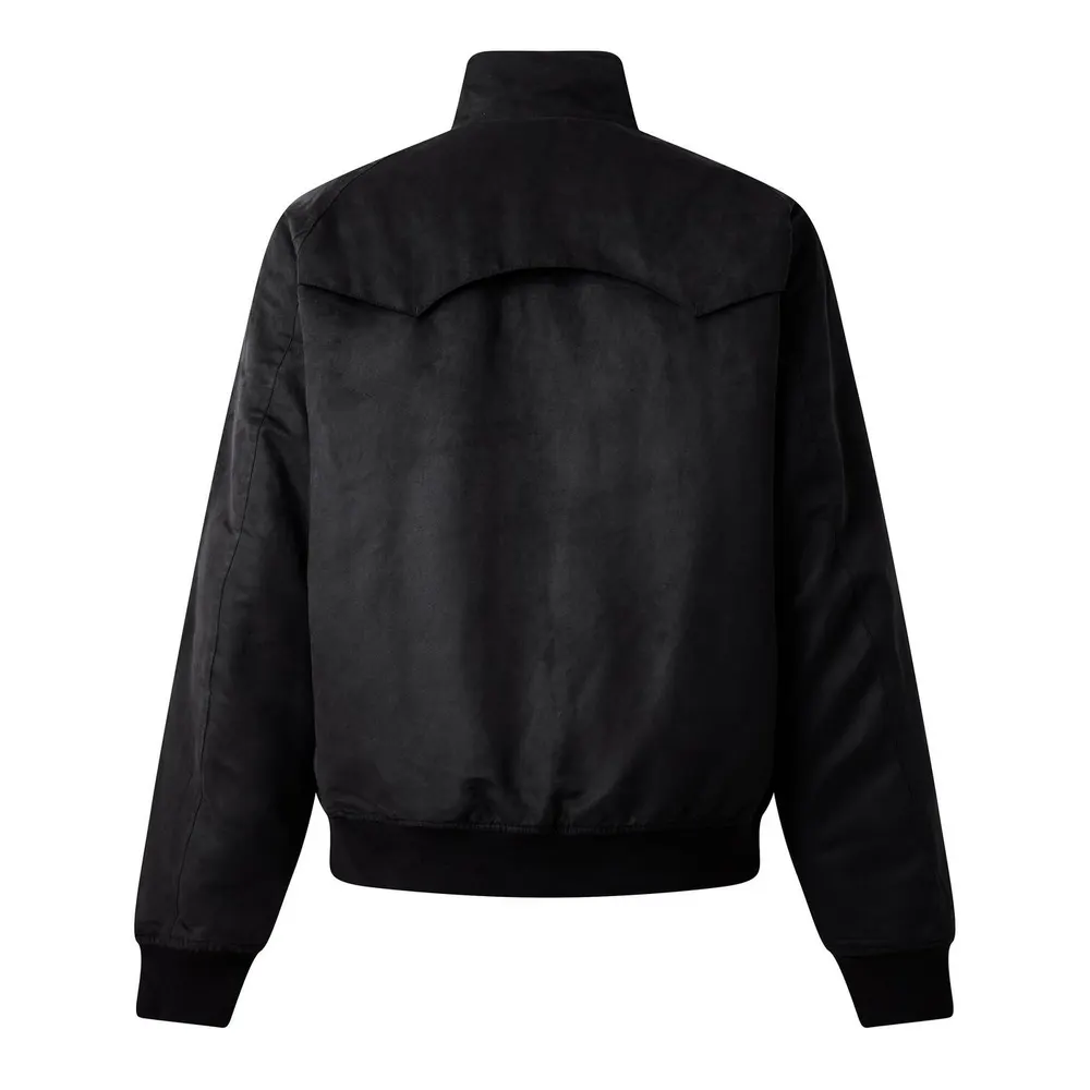 Barbour International Men's Steve McQueen Drome Bomber Jacket detail 2
