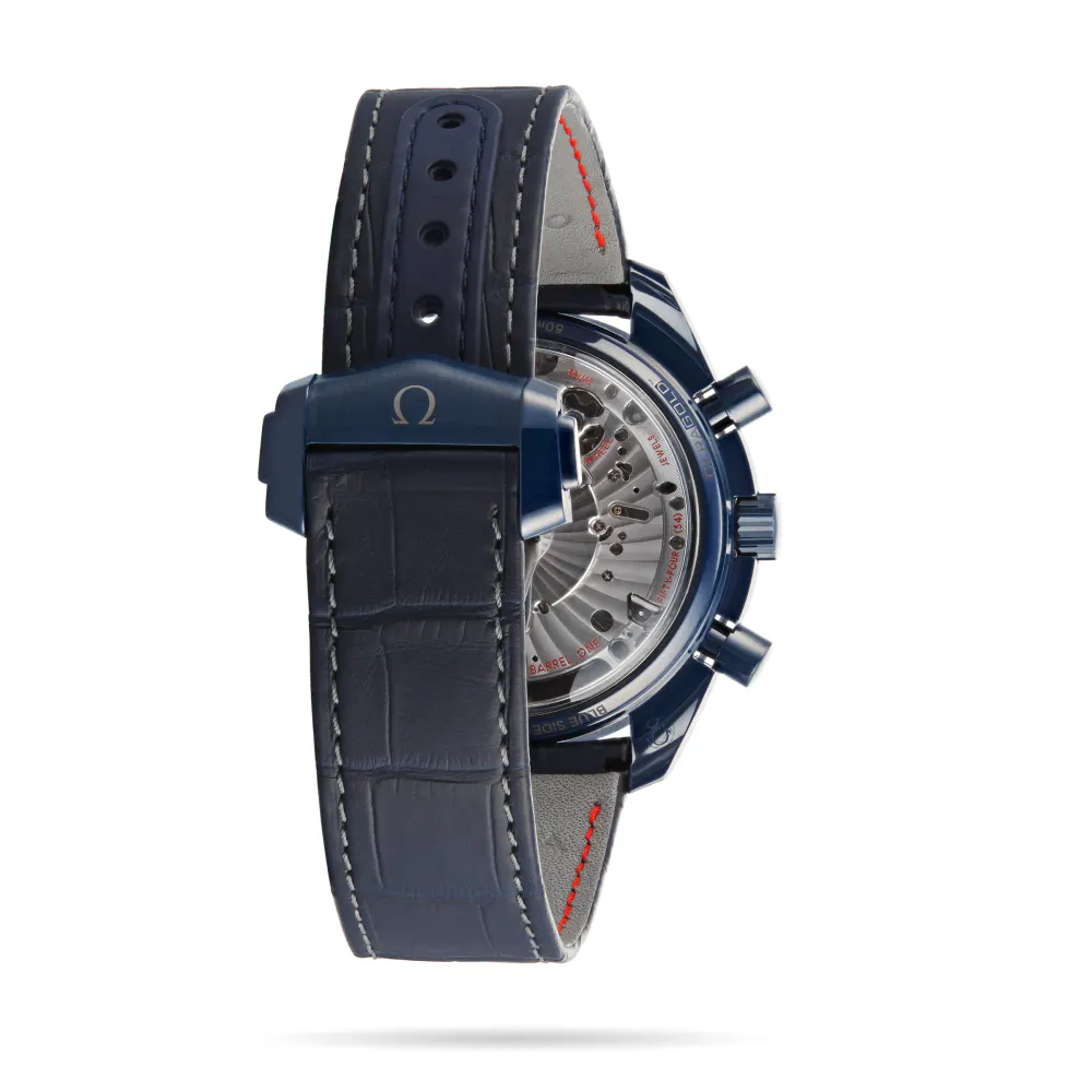 Omega Speedmaster 44 Ceramic Mens Watch in Blue, additional product view 3