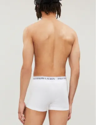 POLO RALPH LAUREN Pack of three slim-fit stretch cotton trunks detail 3