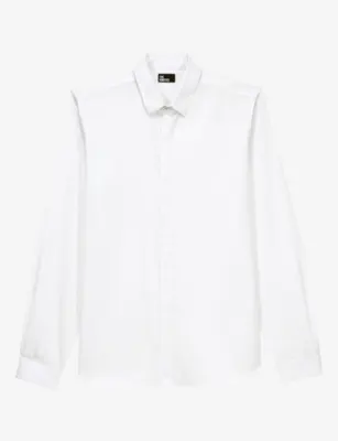 THE KOOPLES Regular-fit cotton shirt - White detail 2