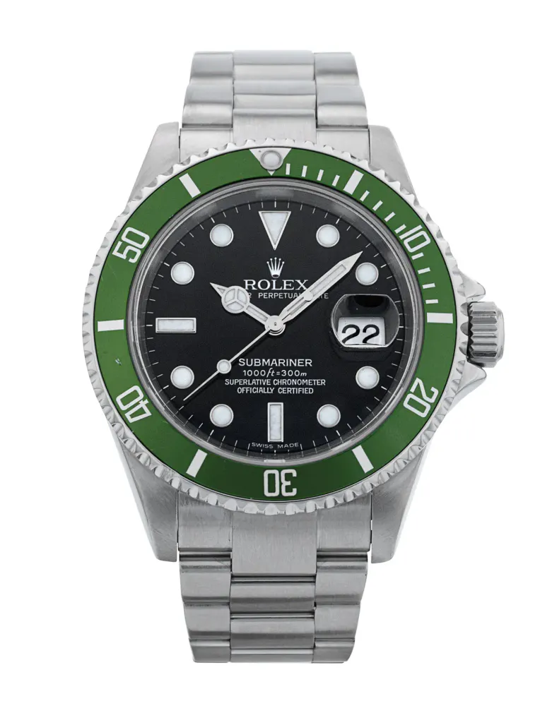 Rolex Submariner 16610 LV Flat Four — 2006 — Very good