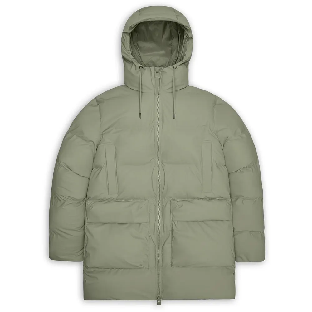 Rains Men's Alta Waterproof Long Puffer Jacket