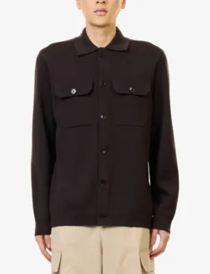 ORLEBAR BROWN Brigg Tailored Merino-Wool Knitted Jacket detail 3